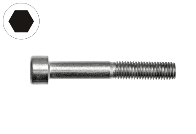 Винт с вътрешен шестостен, DIN 912, A2, М6